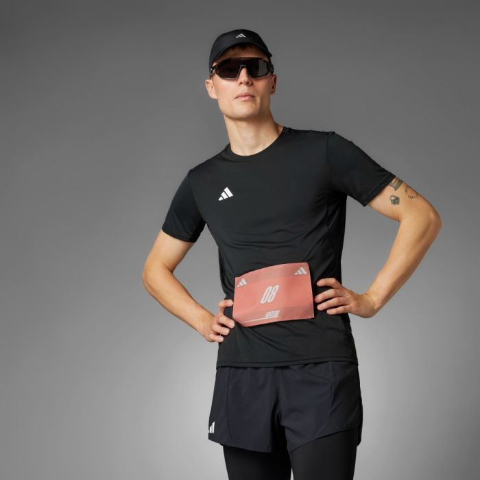 adidas Herre T-shirts Adizero T-shirt Sort