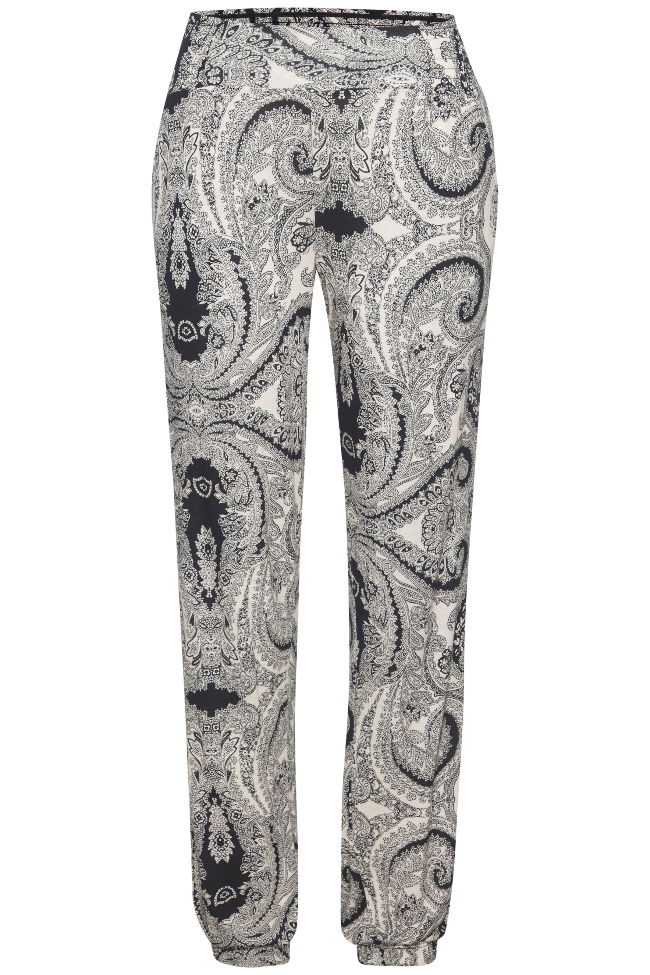 LASCANA Jerseyhose  mit Paisleydruck und Taschen, elastischer Bund, Sommerhose