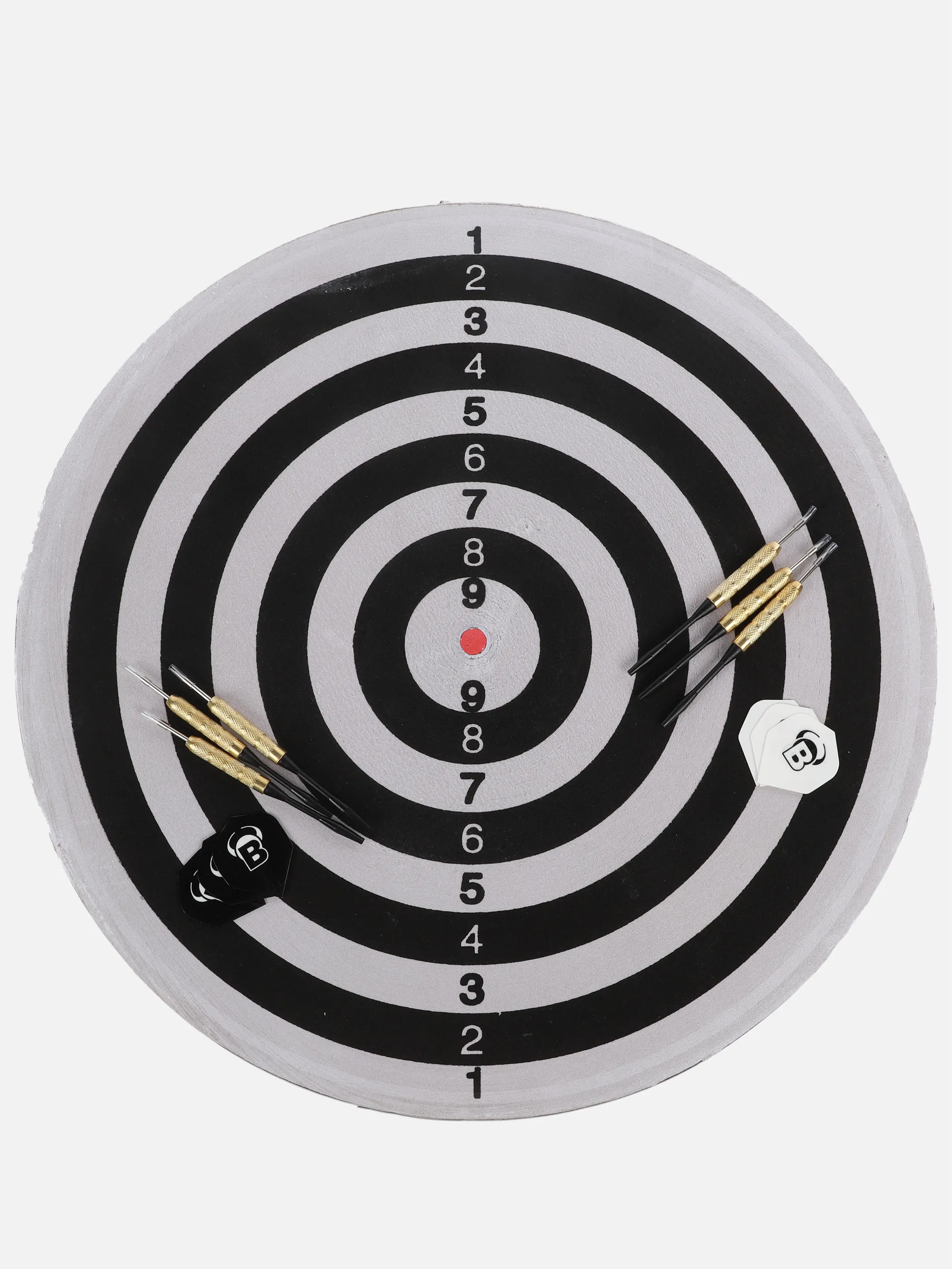 Dartscheibe mit Aufhängung