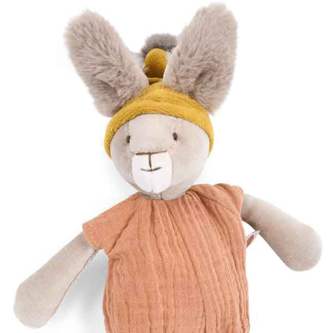 Moulin roty knuffelkonijn klei - 32 cm