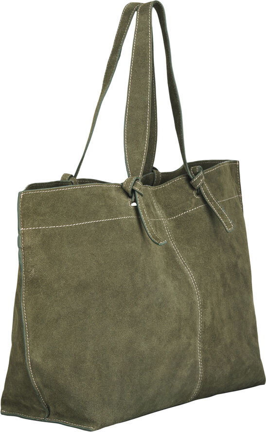 Becksöndergaard Suede Veg Aubrey Bag Army