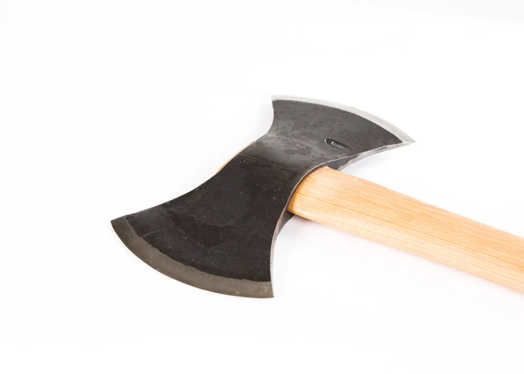 Gränsfors Dobbelegget kasteøks, Kort skaft, 75 cm Wood/Grey