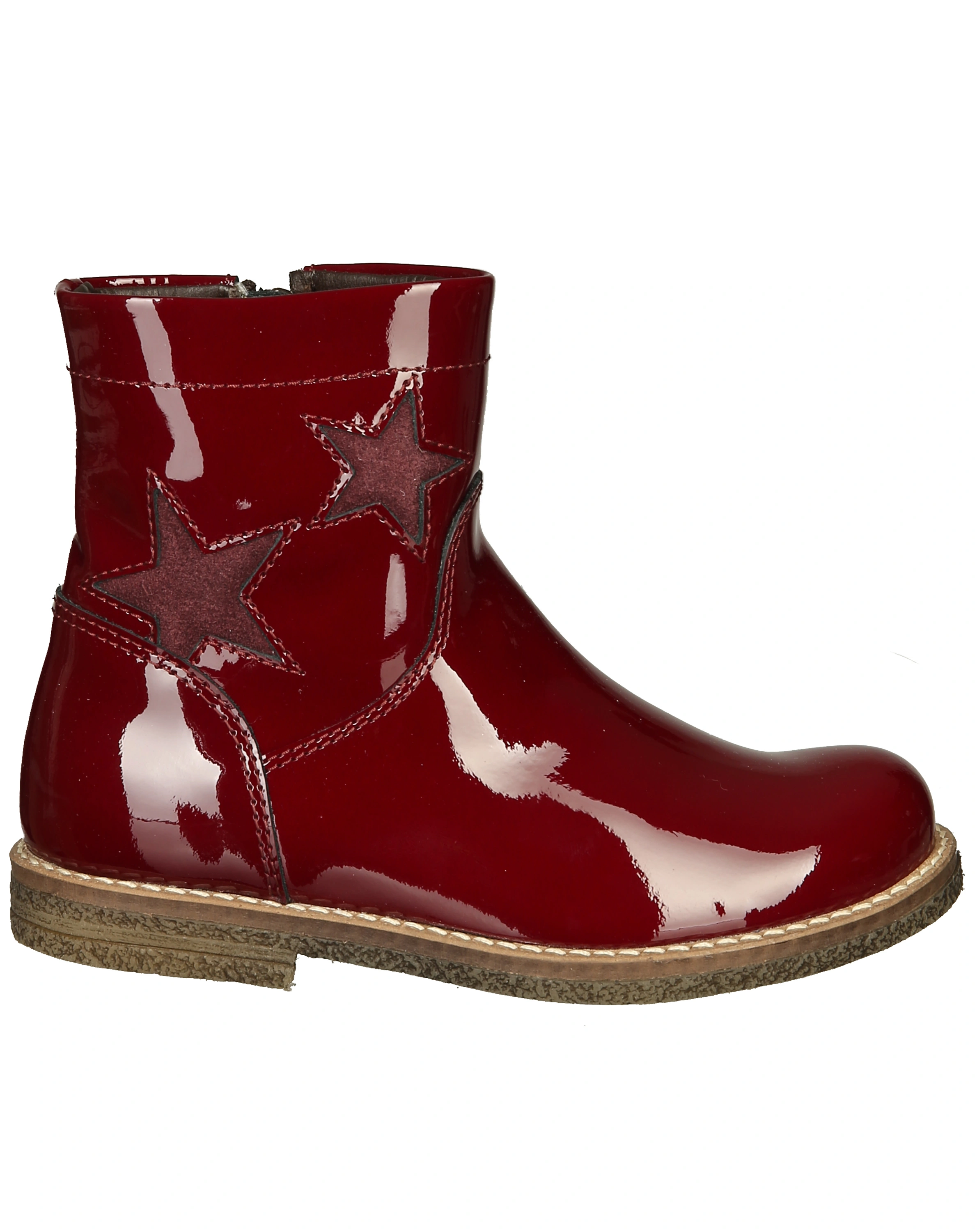 Chelsea-Boots CLOE PATENT in bordeaux