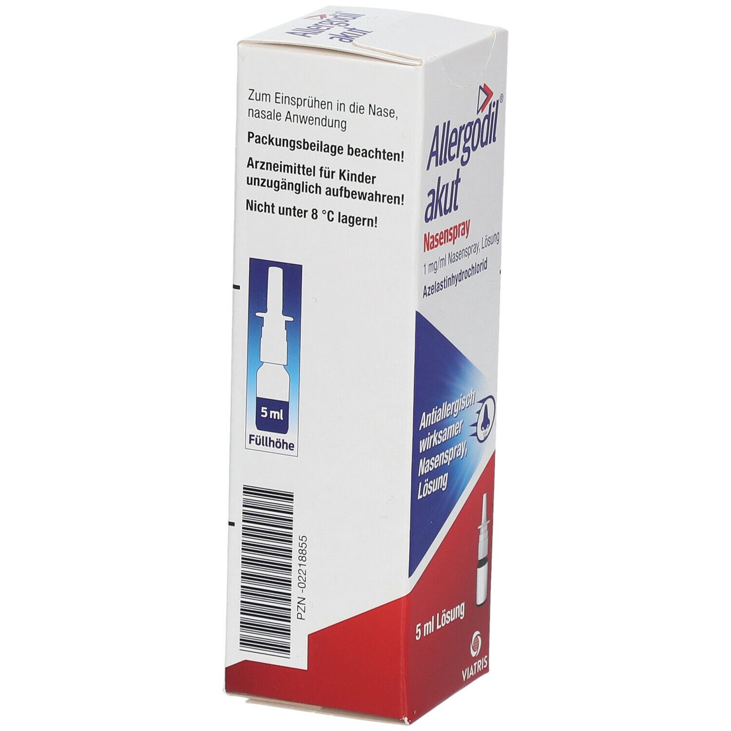Allergodil® akut Nasenspray: Azelastin Spray gegen Heuschnupfen & nicht-saisonale allergische Rhinitis