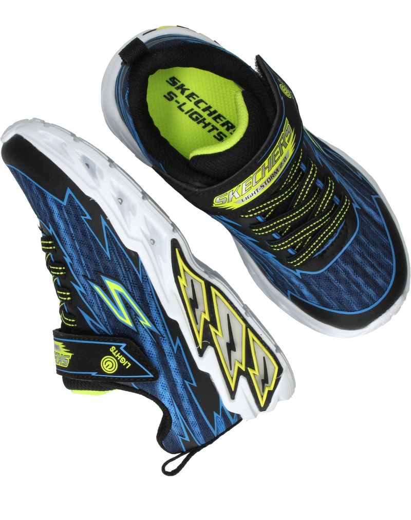 Skechers S-Light Storm 2.0 Sneakers Blauw Jongens