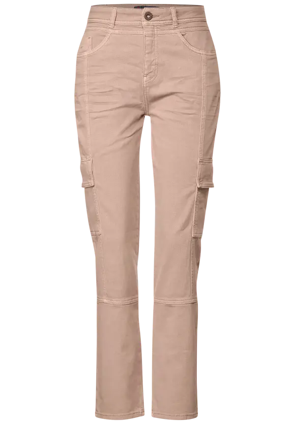 Casual Fit Cargojeans - soft legend rose washed