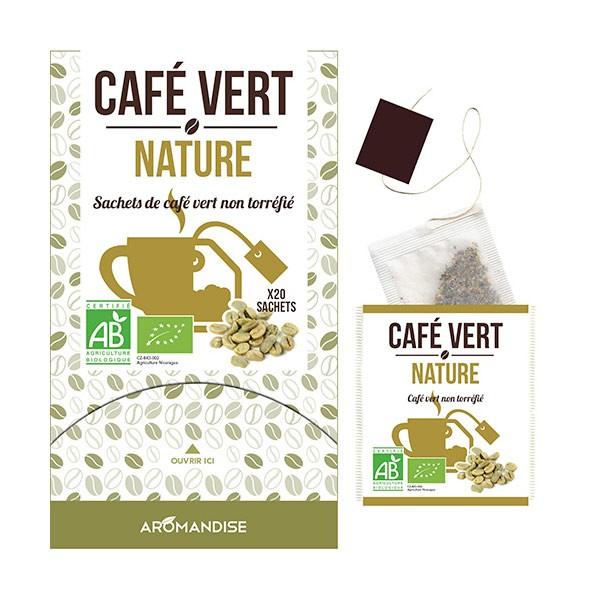 Café vert nature - 18 sachets Aromandise