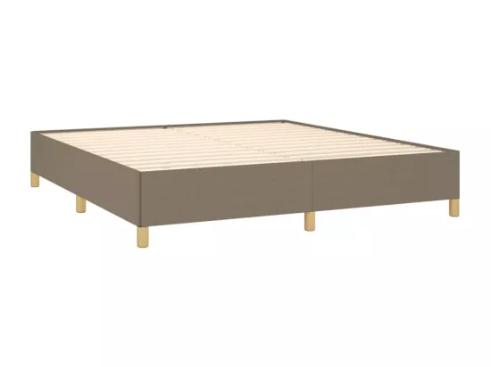 Sommier à lattes de lit Taupe 180x200 cm Tissu