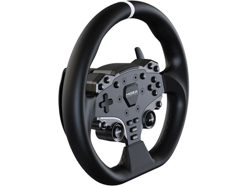 MOZA Racing Lenkrad R5 Racing Set Leistungsstarkes-Lenkrad und Pedal-Set für Rennsimulationen