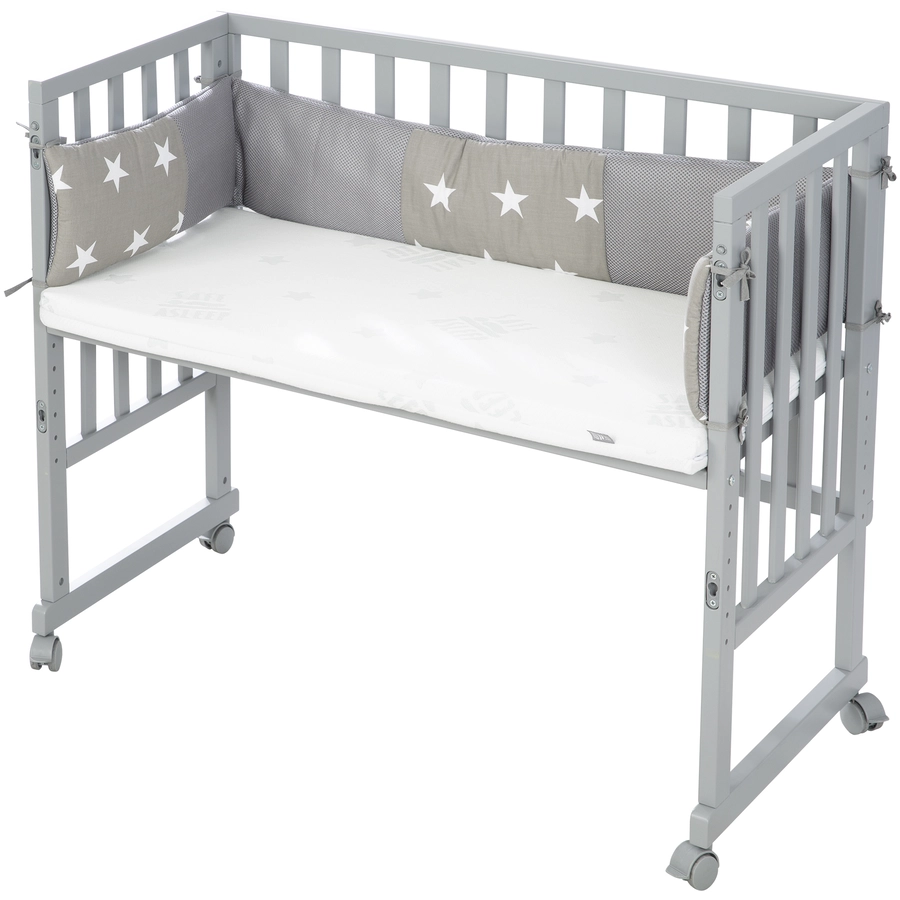 roba Stuben- & Beistellbett 3-in-1 mit Barriere Little Stars safe asleep®