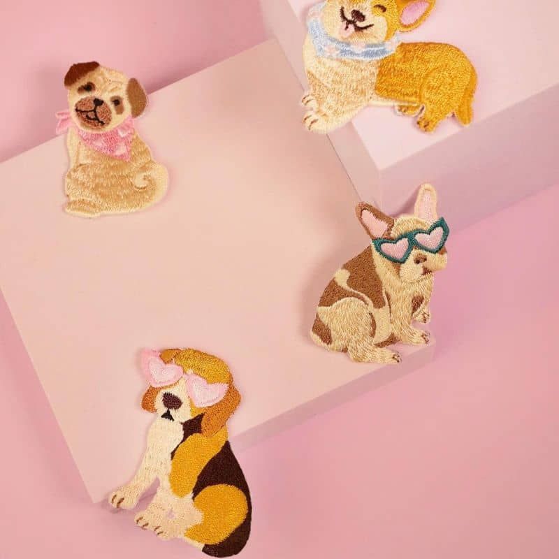Patch thermocollant chien Corgi Malicieuse