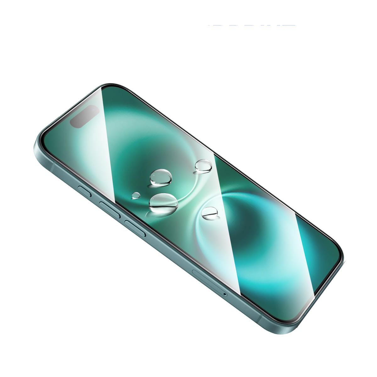 iPhone 16 Full-Screen Vollbild Panzer Glas mit Rahmen   Montagerahmen
