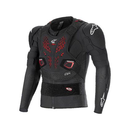 Gilet de protection Alpinestars BIONIC PRO V3 PLASMA 2025 - Noir / Rouge