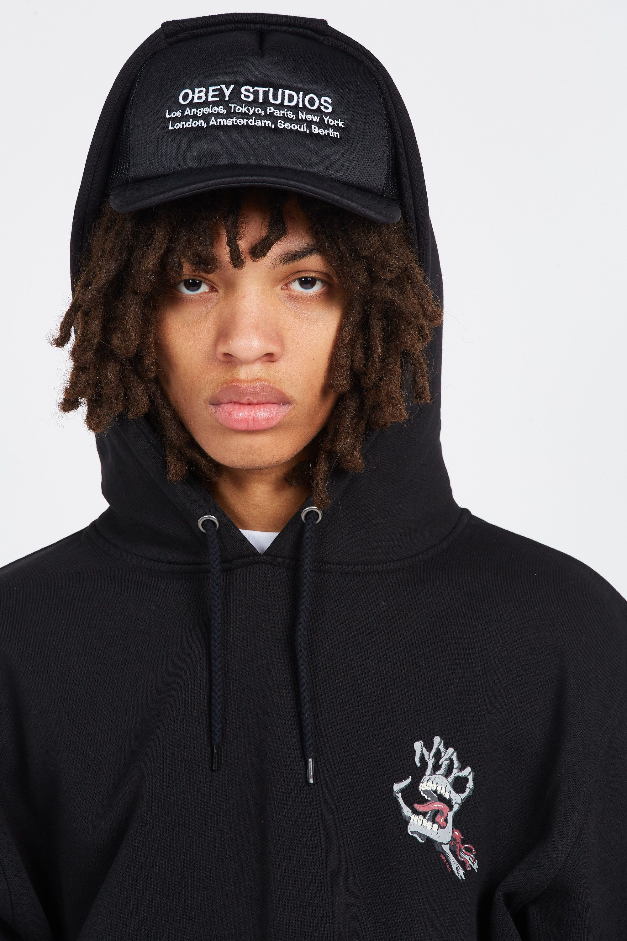 OBEY Casquette   OBEY SDIOS TR Noir