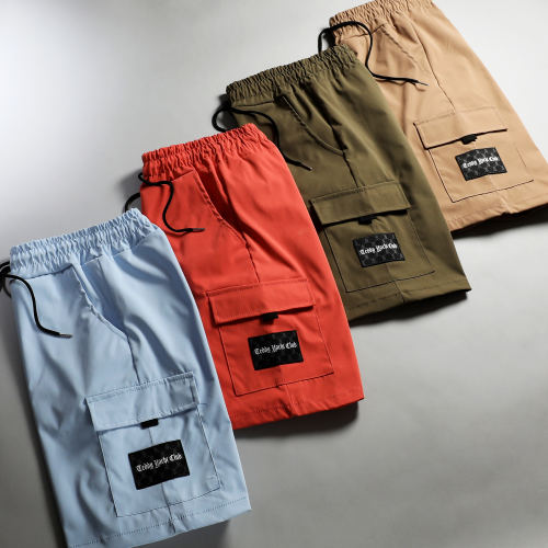 Short Cargo Black Patch 0032 Vert Kaki