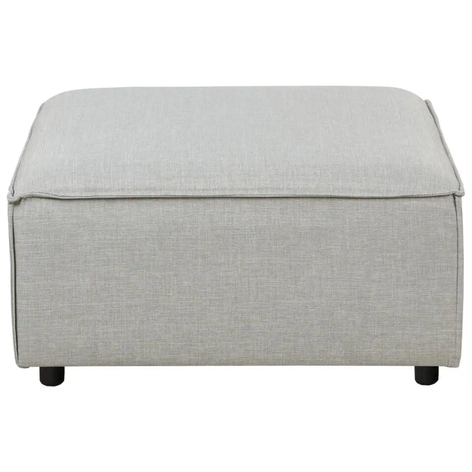ARDAL - Ottomaan - Lichtgrijs - Polyester