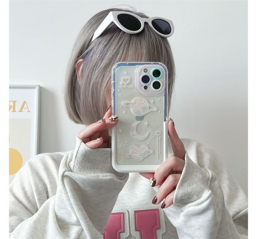 Surono - Planet telefoonhoesje - iPhone 15 Pro Max / 15 Pro / 15 Plus / 15 / 14 Pro Max / 14 Pro / 14 Plus / 14 / 13 Pro Max / 13 Pro / 13 / 13 mini / 12 Pro Max / 12 Pro / 12 / 12 mini / 11 Pro Max / 11 Pro / 11
