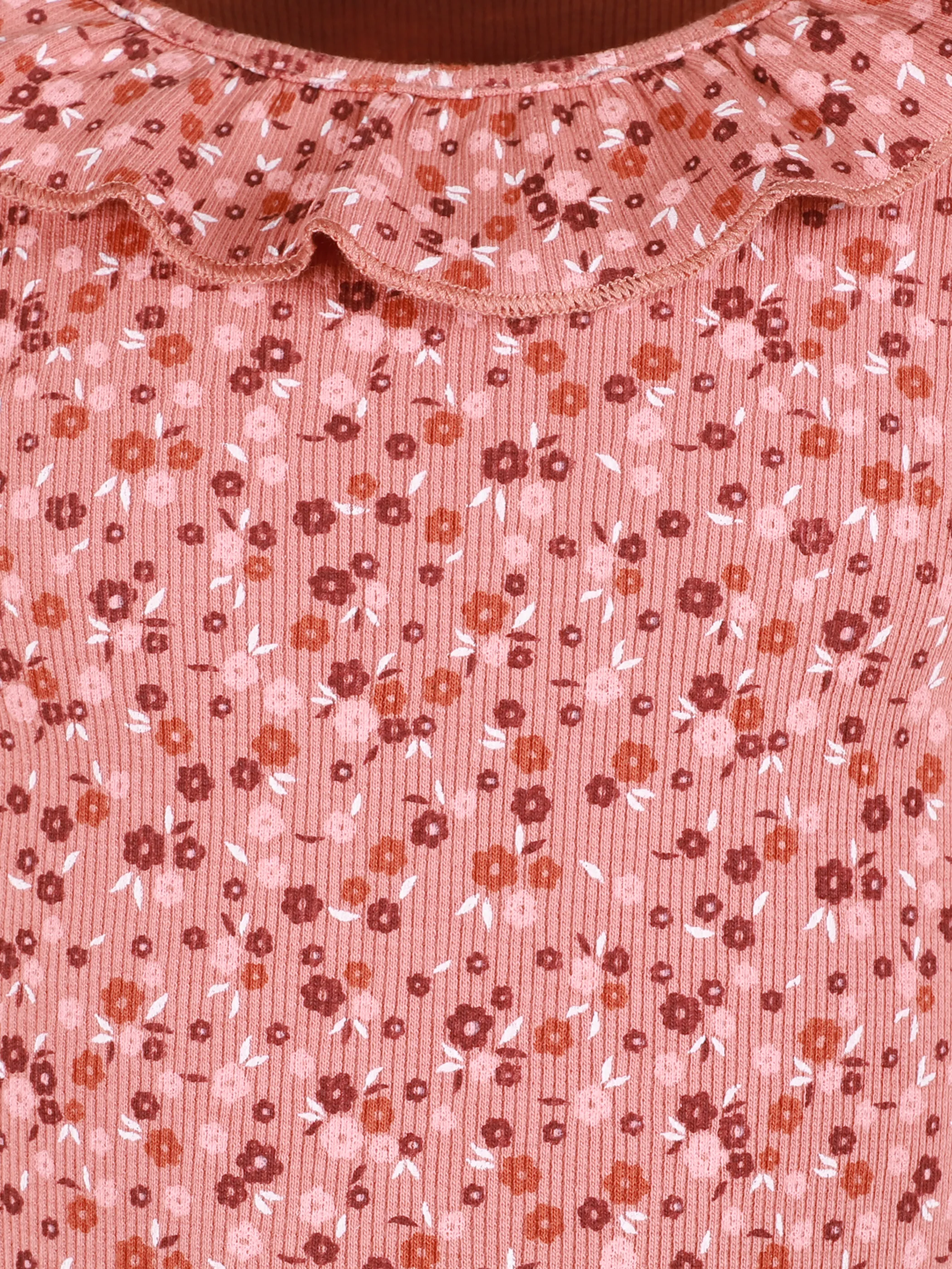Mädchen Longsleeve mit Blumenprint
