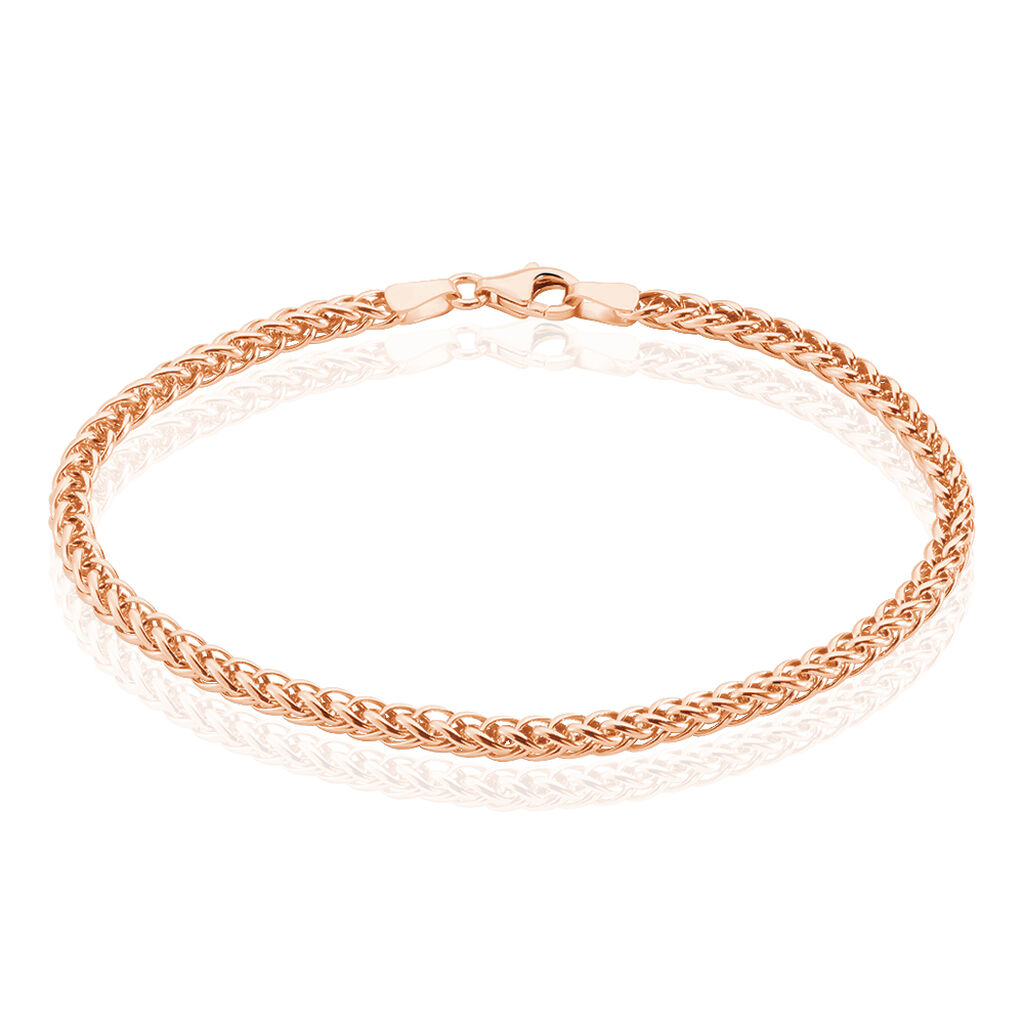 Bracelet Jolien Maille Spiga Or Rose