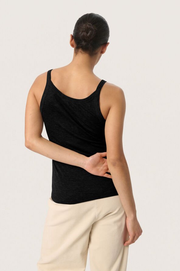Soaked in Luxury SLFauna Tank Top Black