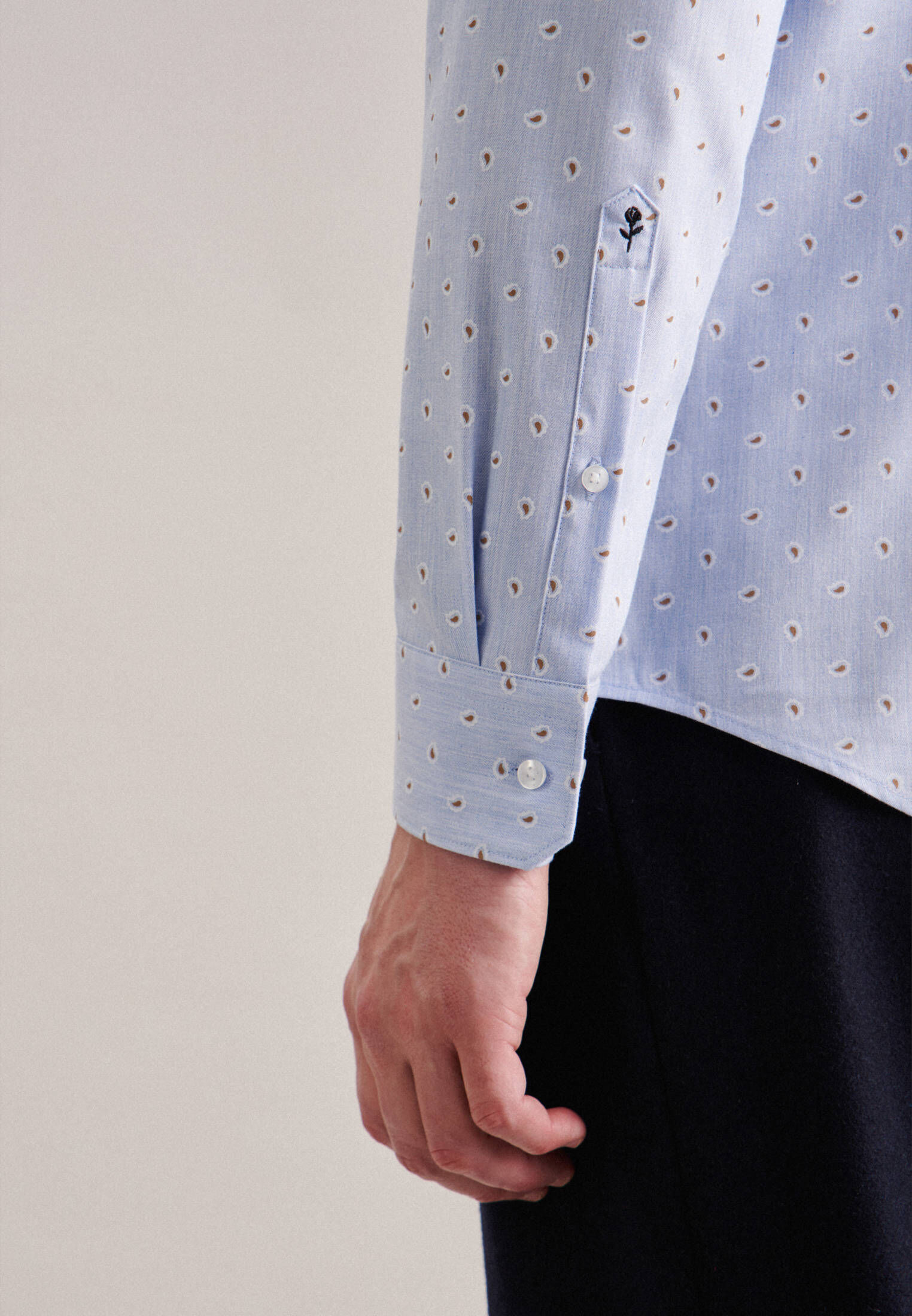 Seidensticker| Herren Flanellhemd Slim