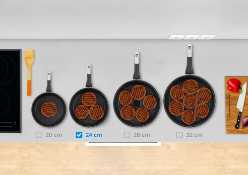 Le Creuset Les Forgees Koekenpan 24 cm