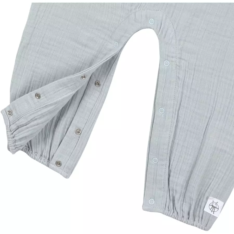 LÄSSIG Musselin Jumpsuit blau
