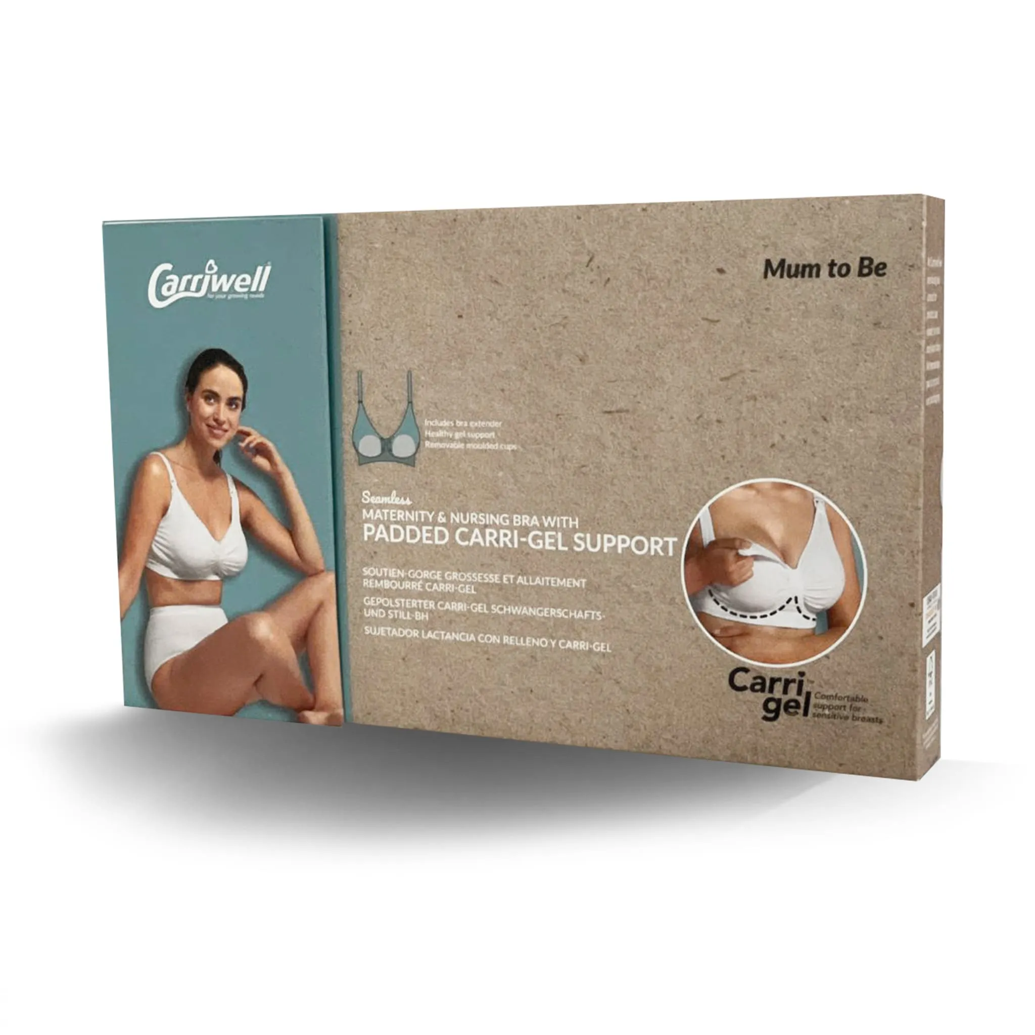 Carriwell Soutien-Gorge d’Allaitement Rembourré Carri-Gel®
