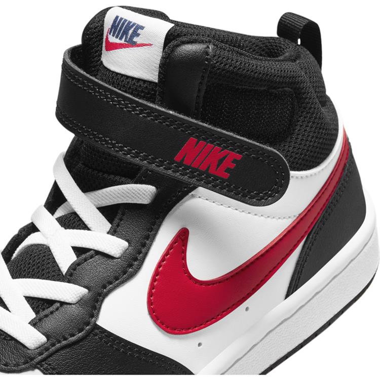 COURT BOROUGH MID 2 BPV WHITE-UNIVERSITY-RED-WHITE-BLA