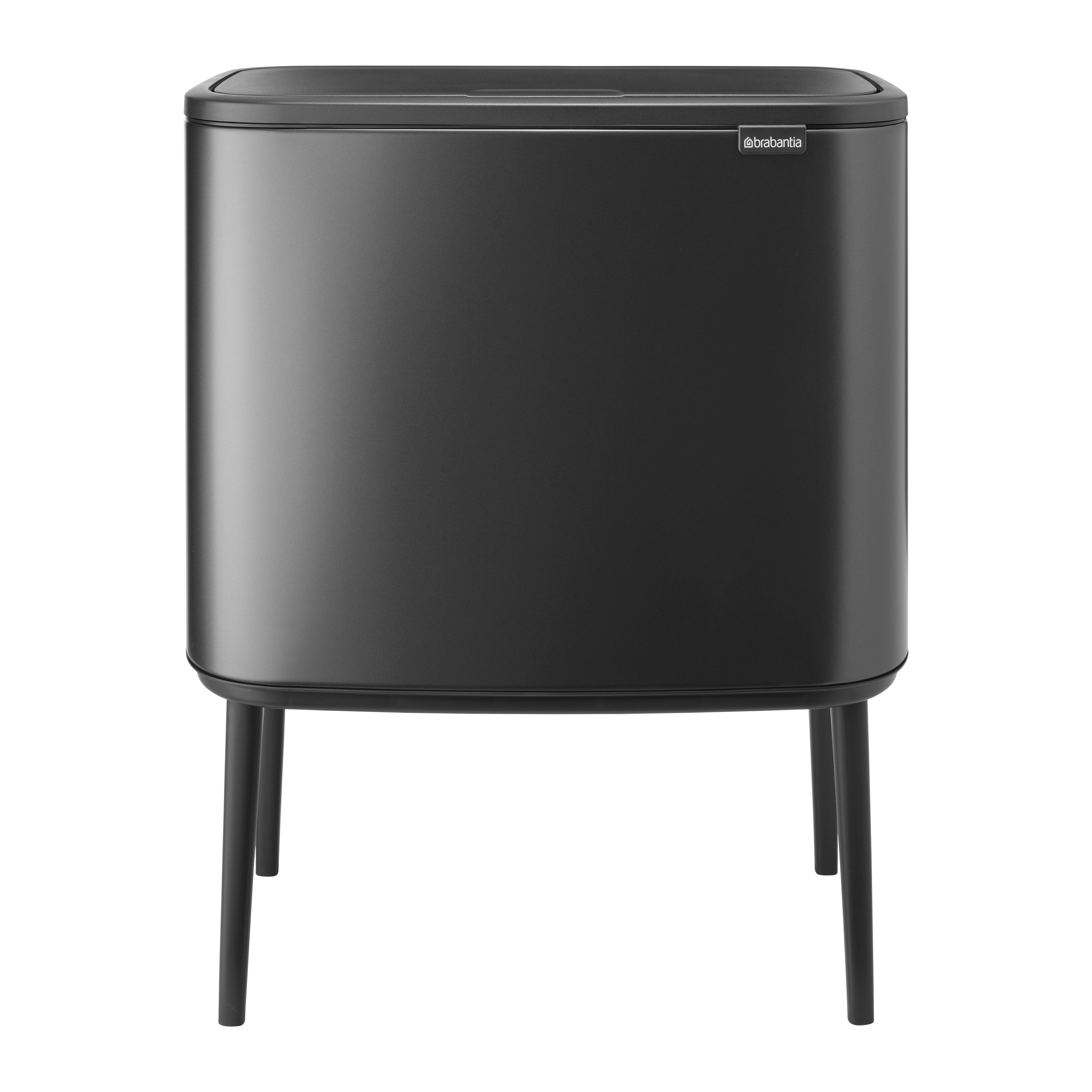 Brabantia Bo Touch Bin Afvalemmer 3 x 11 Liter - Confident Grey