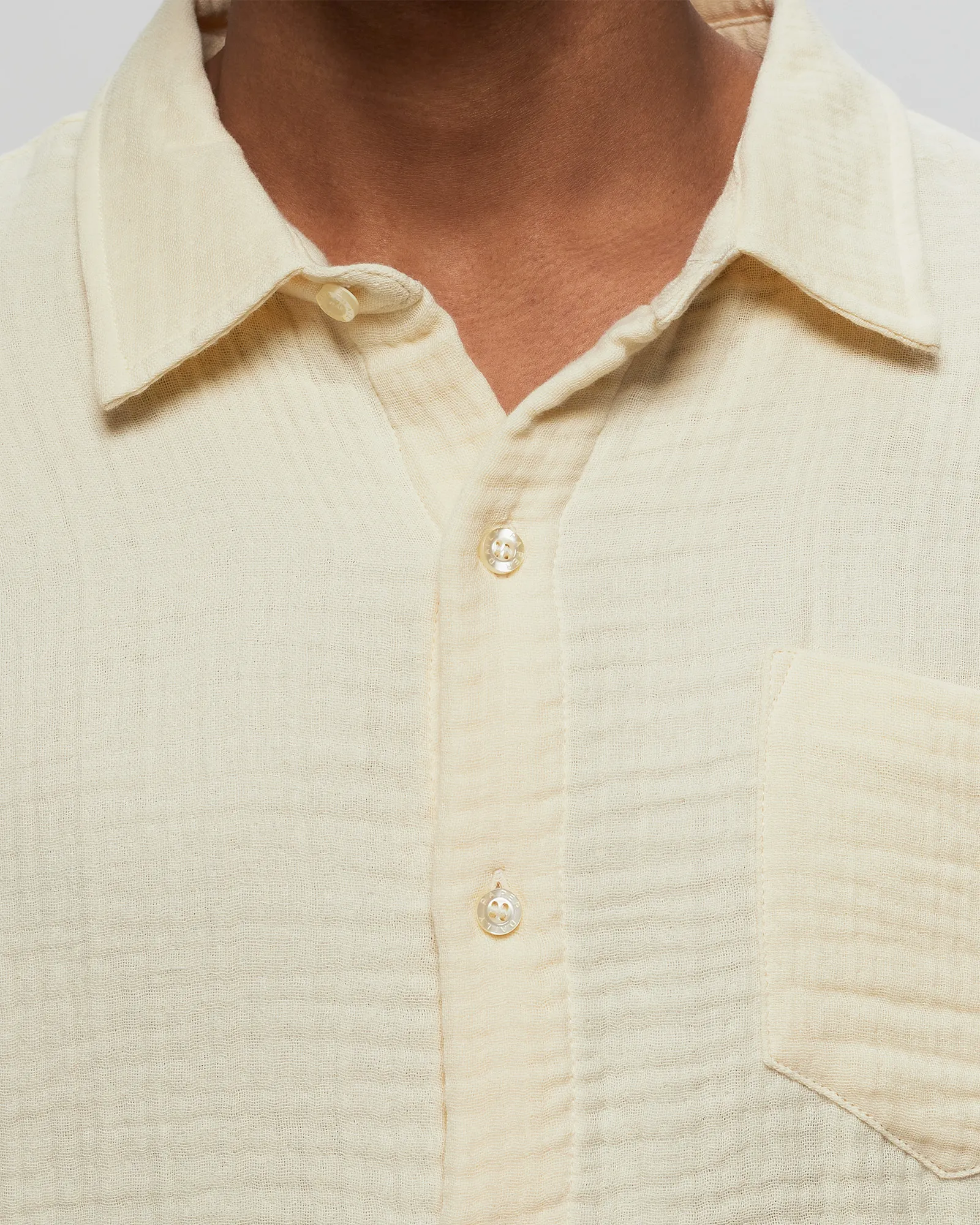 Daily Paper enzi seersucker ss shirt