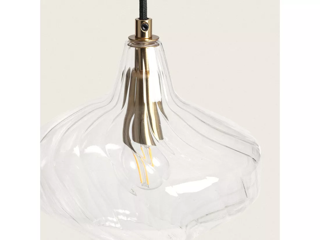 Suspension Verre Blas Transparent
