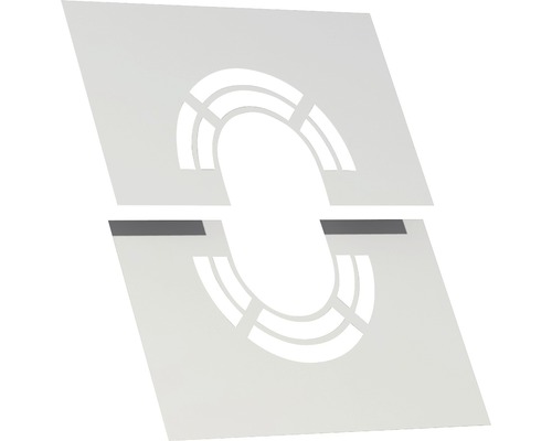 Jeremias DW-FU Plafondpaneel 0-30° 2-delig met achterventilatie 130mm