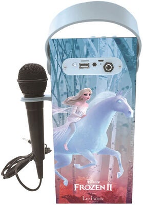 Disney Frozen Trådløs Høyttaler Med Mikrofon og Lys
