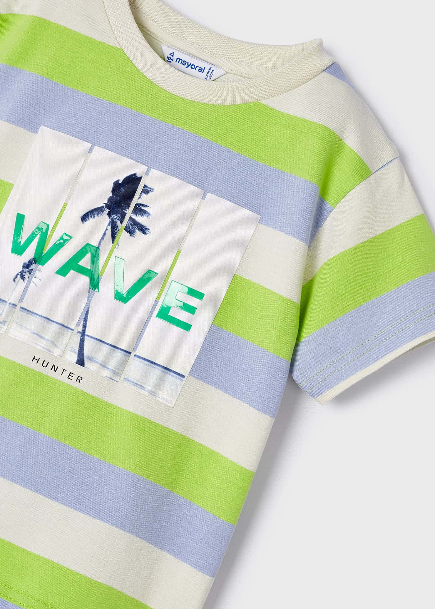 Camiseta listrada Better Cotton Riviera para meninos