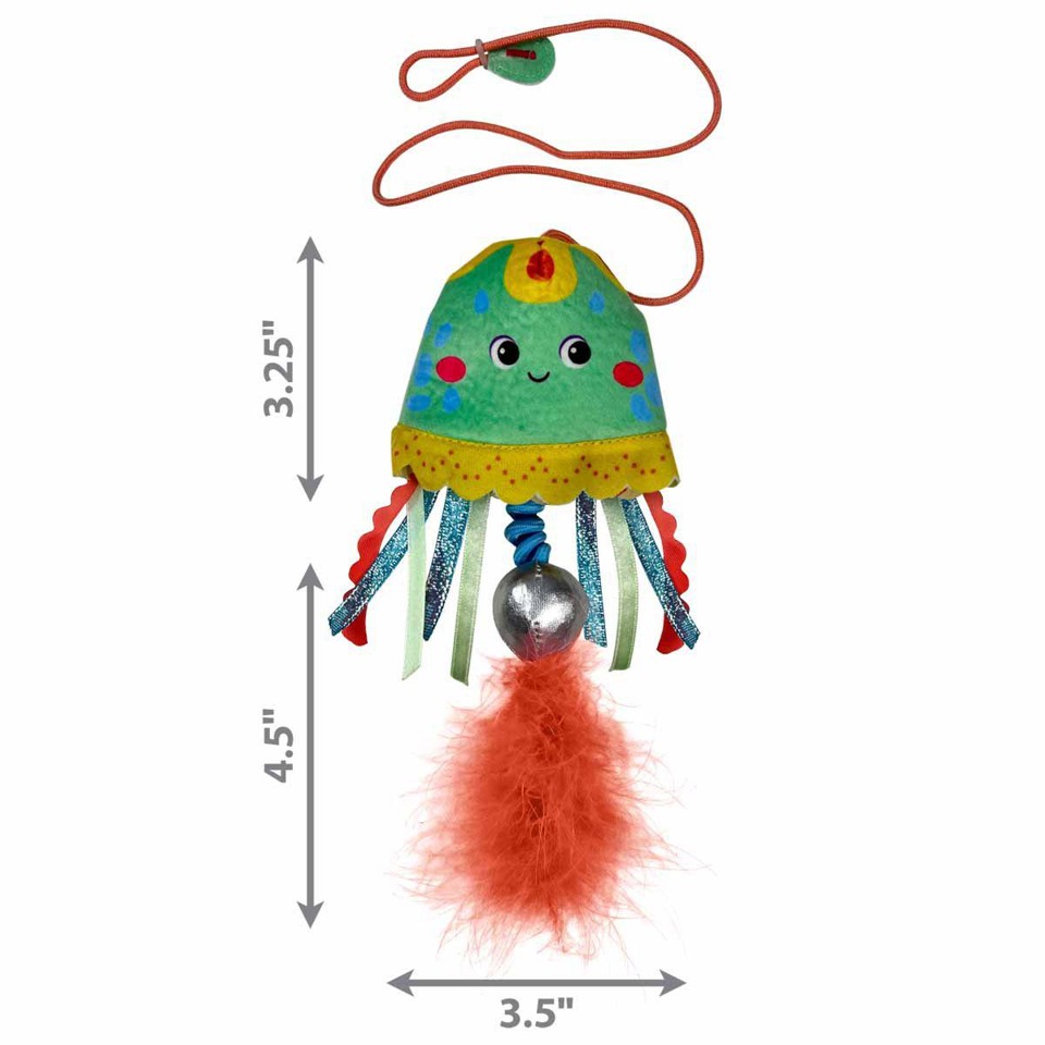 KONG - Teaser Jellyfish Mix 81X10X3Cm ass. farver