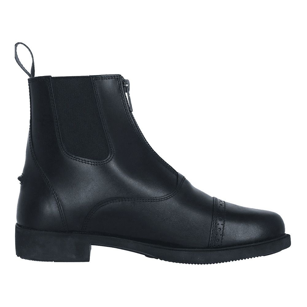 Equitheme ZIP CUIR - Boots cuir noir