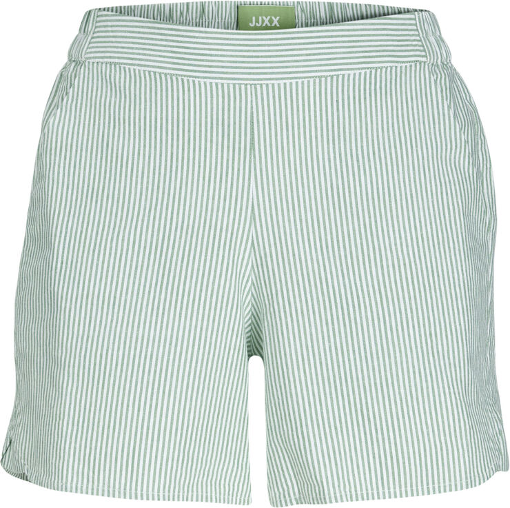JJXX JXSIVA OXFORD SHORTS WVN Grayed jade/stripes