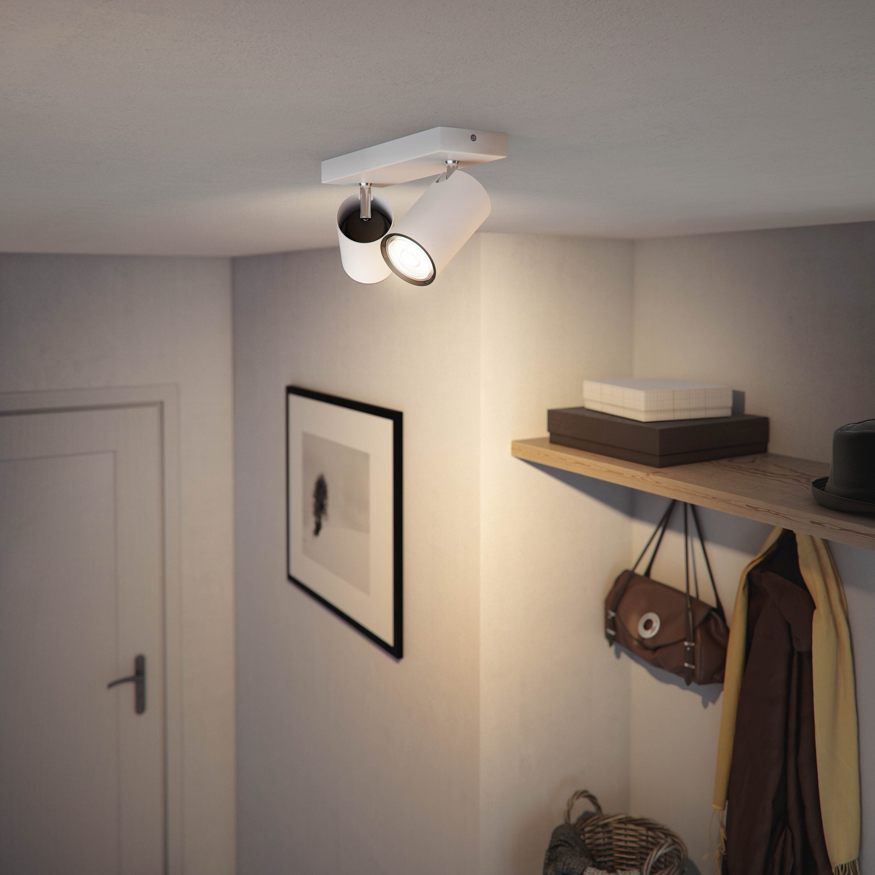 Philips Kosipo Opbouwspot Incl. WiZ GU10 Lampen
