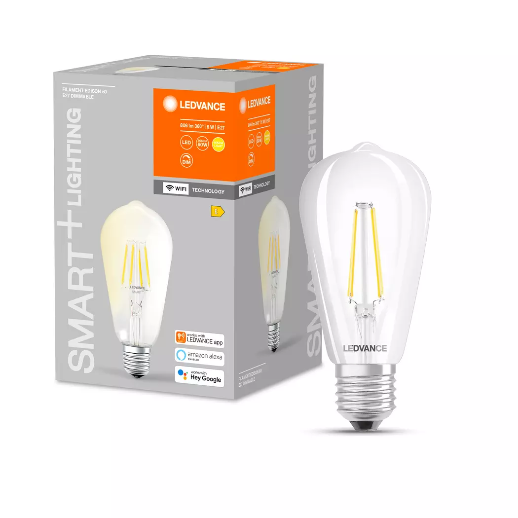 LED-Kolbenform E27/6 Watt/Energie E