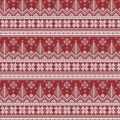 Clairefontaine Alliance - Papier cadeau - 70 cm x 50 m - 60 g/m² - motif sapins scandinaves