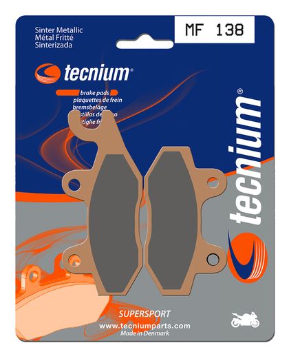 Plaquettes de freins Tecnium Performance métal fritté - MF138