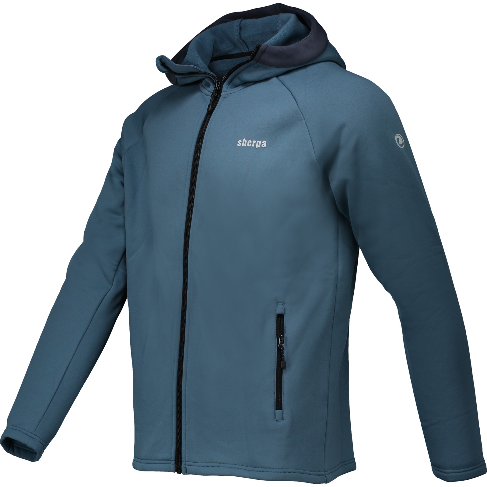 Sherpa Herren-Fleecejacke Jigten XL, mittelblau