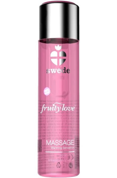 Fruity Love Massage Sparkling Strawberry Wine 120ml Massasjeolje