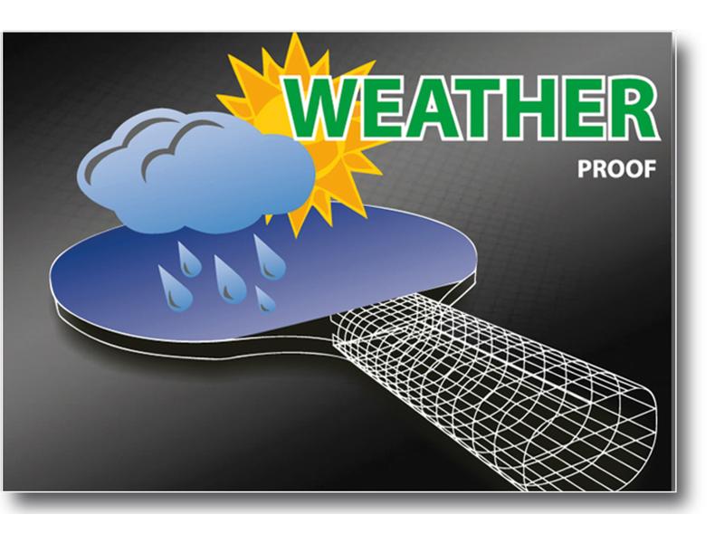 DONIC Schildkröt Tischtennis Set Outdoor Tischtennis-Schläger-Set für Freizeitspieler