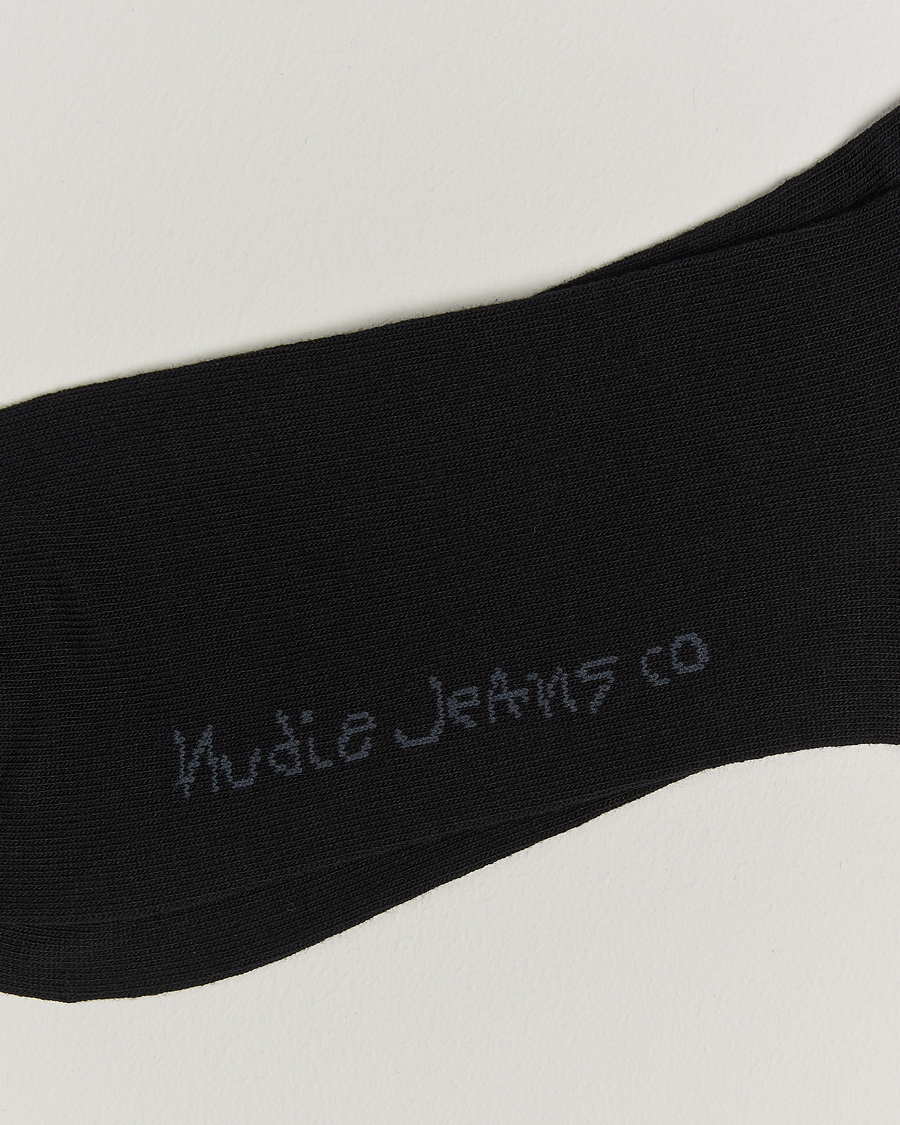 Nudie Jeans Amundsson Tennis Socks Black/White