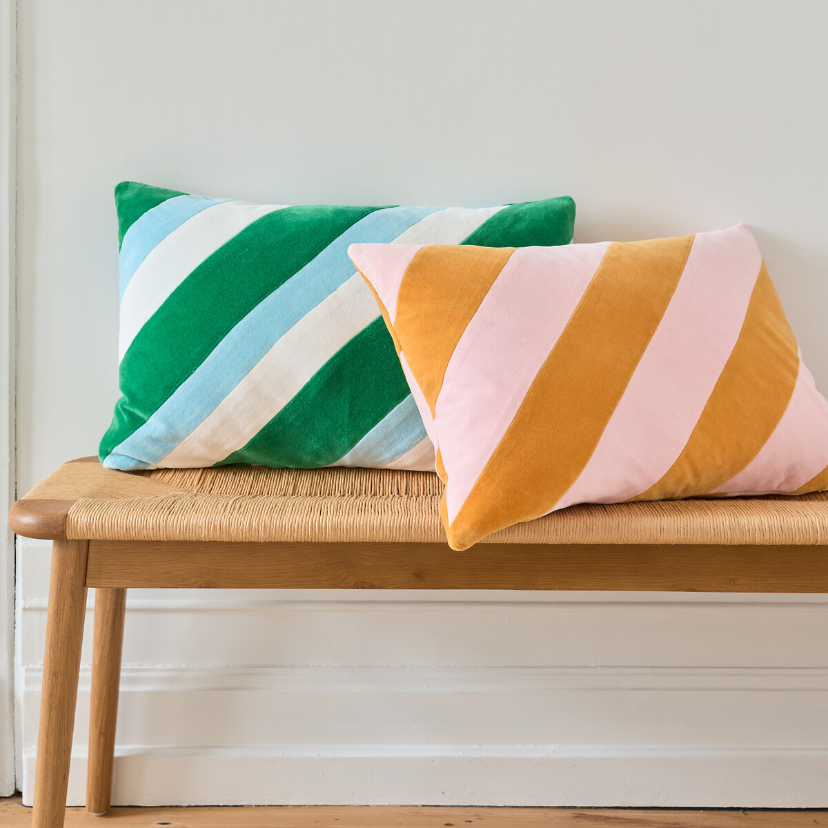 LA REDOUTE INTERIEURS<br>Capa de almofada 60 x 40 cm em veludo, Abby