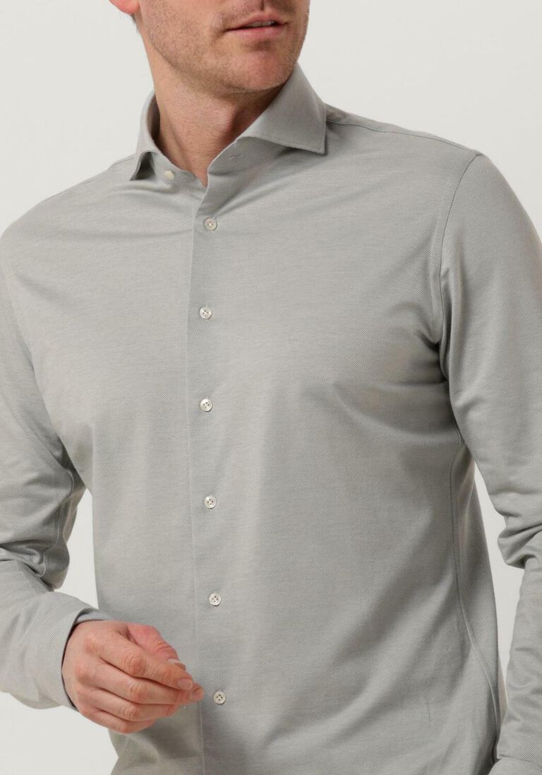 PROFUOMO groene profuomo casual overhemd ppuh10055
