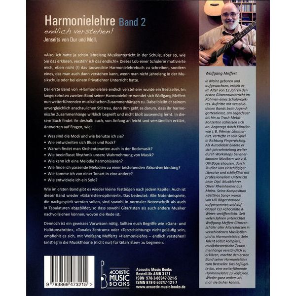Acoustic Music Books Harmonielehre endlich verst. 2