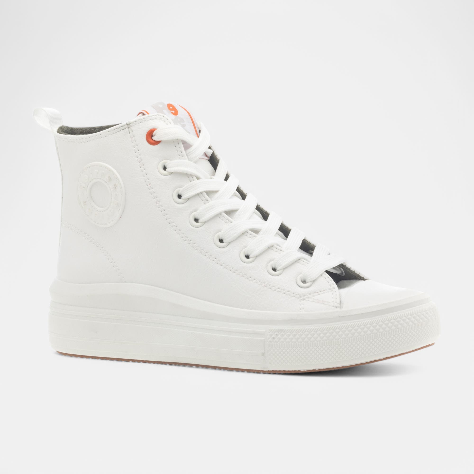 Baskets hautes Femme blanc